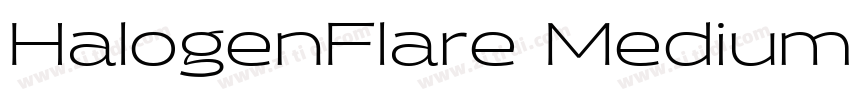 HalogenFlare Medium字体转换